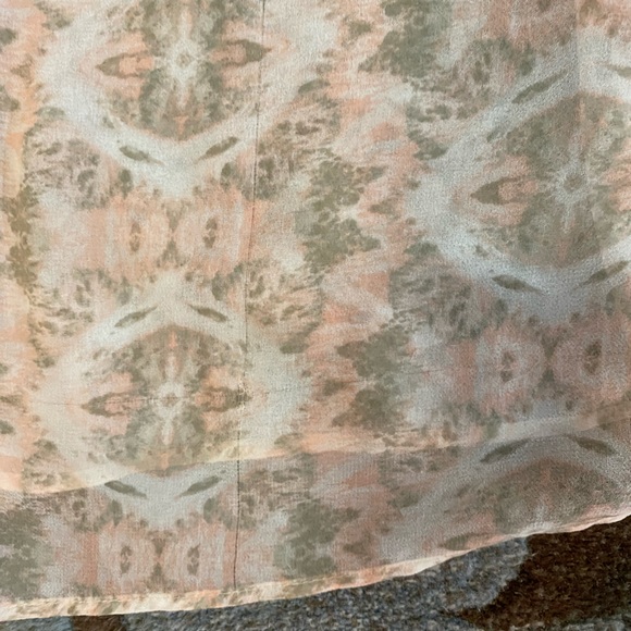 BCBGeneration Halter Chiffon Dress Back Ties at Neck Flowing Skirt w Side Slits - Picture 14 of 14